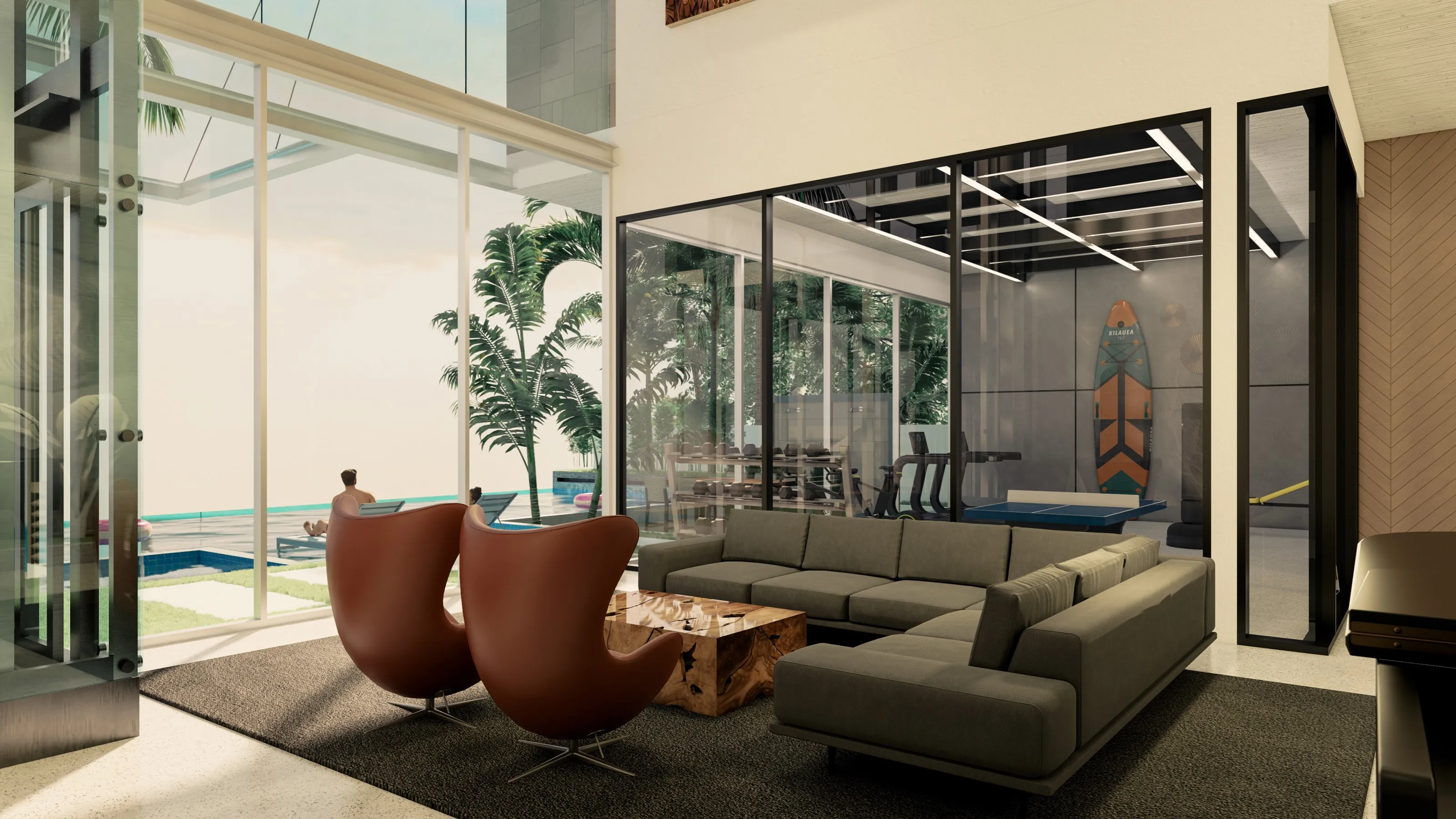 Proyek arsitektur modern oleh Elite Home Creations